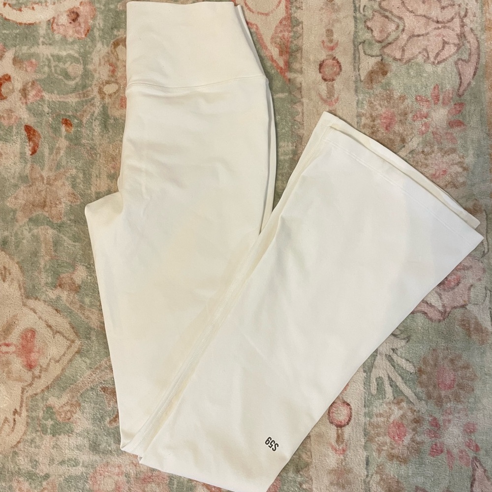 White Leggings with Logo